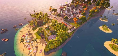 Havaianas Fortnite flip flop island